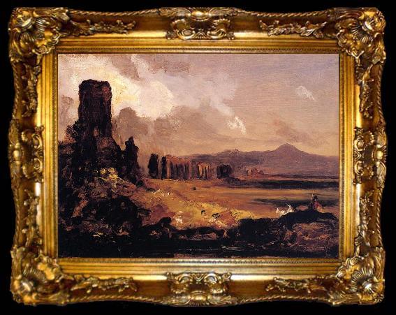 framed  Thomas Cole Campagna di Roma, ta009-2